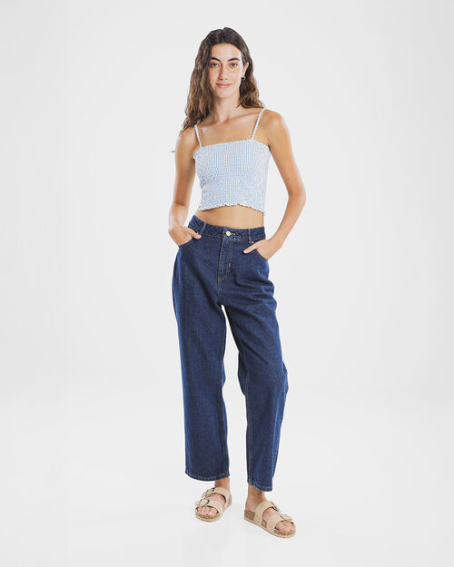 Crop Top Tirantes Smock